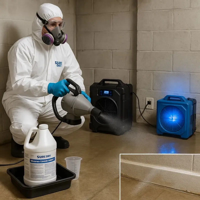 Sanitization and Odor Removal process in Kenvil, NJ